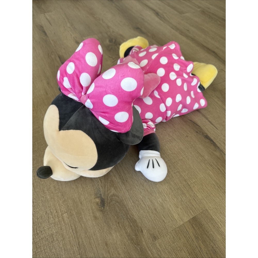 Disney Minnie Mouse Cuddleez Plush Soft Stuffed Animal Pillow Large 24 in Approx - Picture 4 of 12